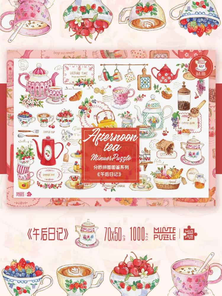 1000pcs Jigsaw Puzzle-Minute Puzzle-Afternoon Tea