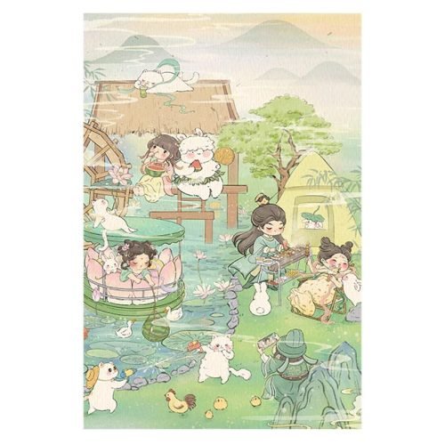 Momibook-Summer Leisure-1000 Piece Jigsaw Puzzle