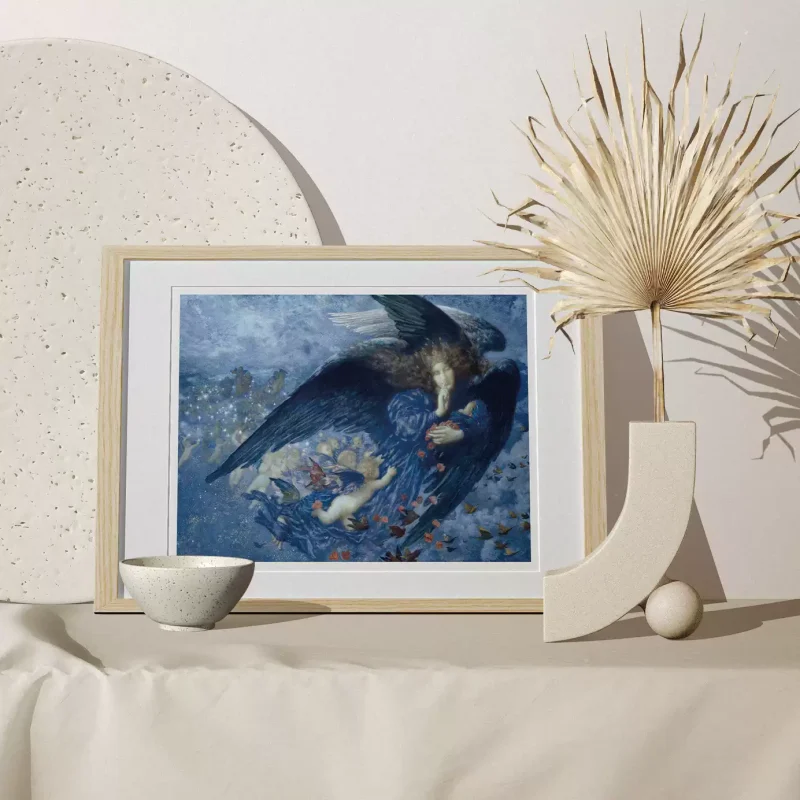 Happy Puzzle-500 Piece Puzzle-Night God and Stars