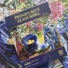 1000pcs Jigsaw Puzzle-Ber Puzzle-Peonies Blue Glass Bowl-Janet Fish