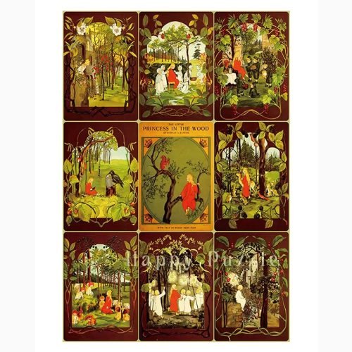 Happy Puzzle-1000 Piece Puzzle-Princess in the Wood