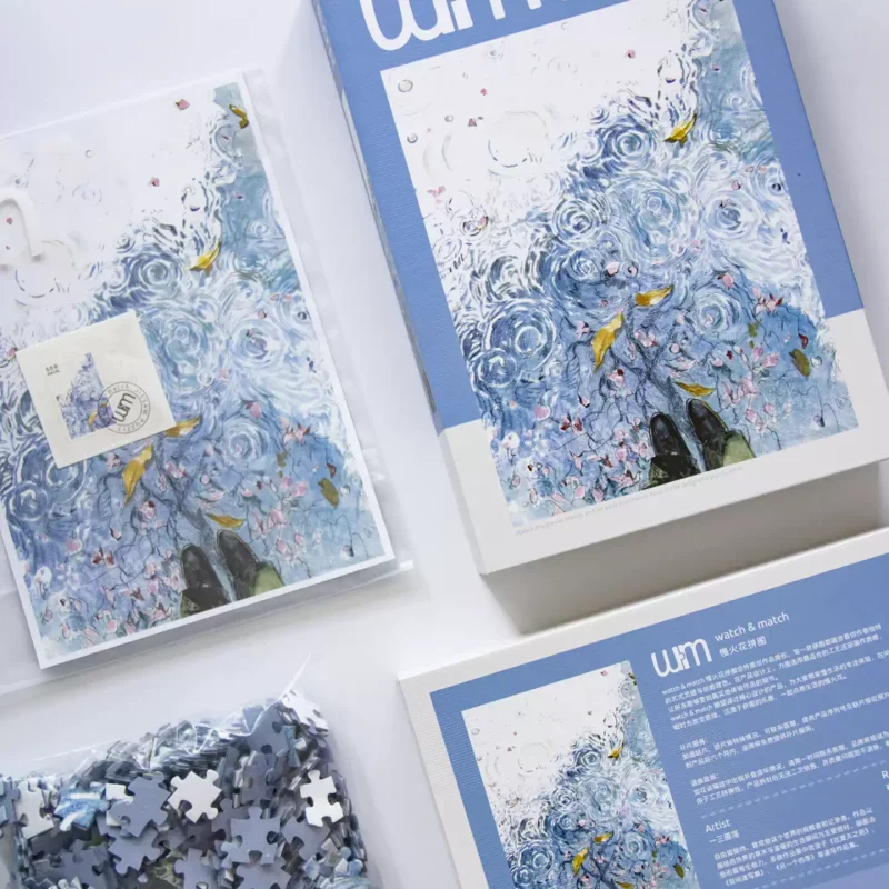 500pcs Jigsaw Puzzle-Watch Match-Rainy Days in Spring