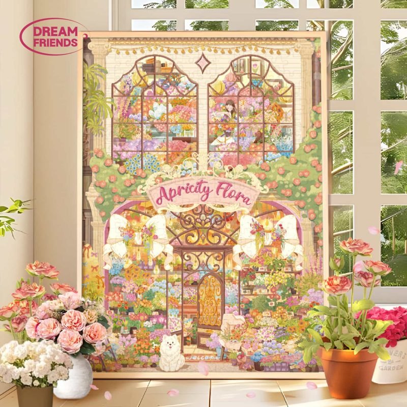 1000 Jigsaw Puzzle-Dream Friends-Romantic Flower Shop