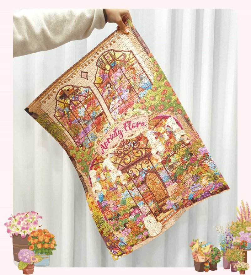 1000 Jigsaw Puzzle-Dream Friends-Romantic Flower Shop