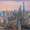 3000pcs Plastic Jigsaw Puzzles-3djp-Shanghai's Pudong A Skyline Reborn