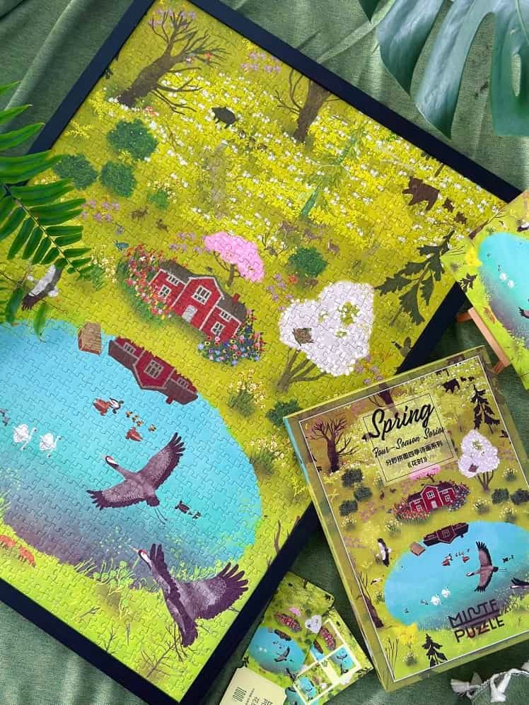 1000pcs Jigsaw Puzzle-Minute Puzzle-Four Seasons