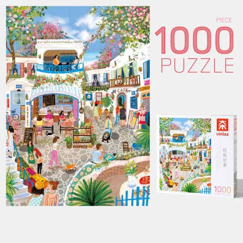 1000pcs Jigsaw Puzzle-Vinlaa-Tales of the Street Corner