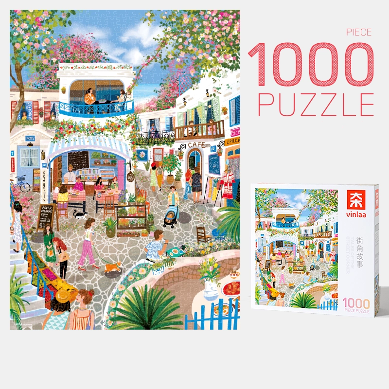 1000pcs Jigsaw Puzzle-Vinlaa-Tales of the Street Corner