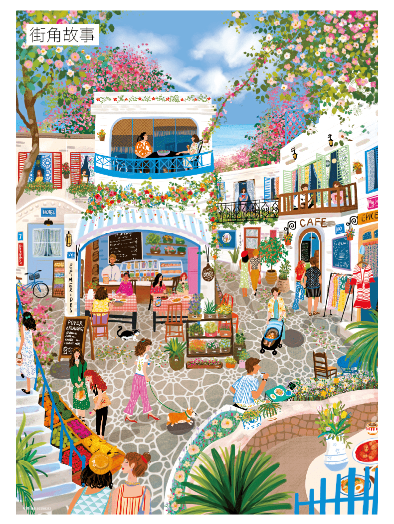 1000pcs Jigsaw Puzzle-Vinlaa-Tales of the Street Corner