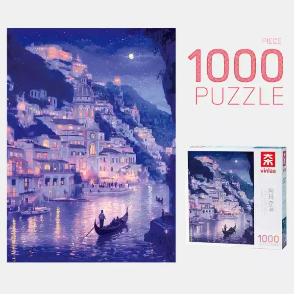 1000pcs Jigsaw Puzzle-Vinlaa-The Costiera Amalfitana