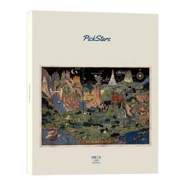 Double-sided Puzzle 1000pcs-Pickstars-The Land of Make Believe