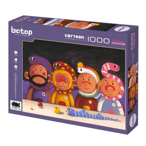 1000pcs Jigsaw Puzzle-Botop-The Quintet of Cuteness