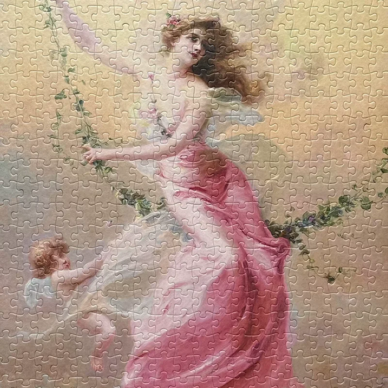 ZhiJianManXing-The Swing-500pcs Jigsaw Puzzle