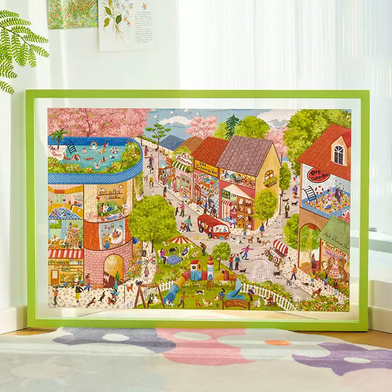 Momibook-Together with Pets-1000 Piece Jigsaw Puzzle