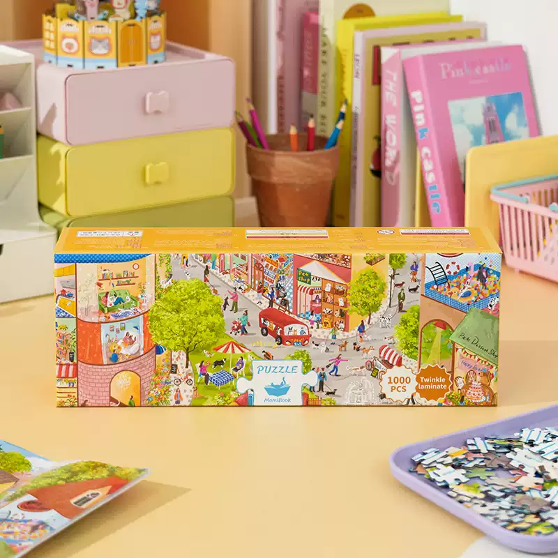 Momibook-Together with Pets-1000 Piece Jigsaw Puzzle