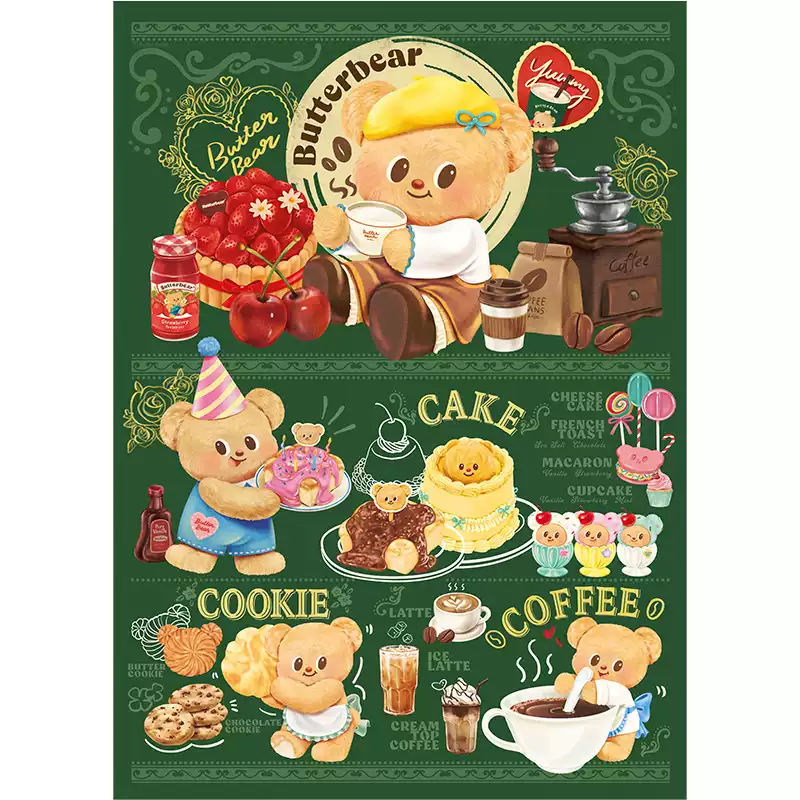 1000pcs Jigsaw Puzzle-Toi-Butterbear Sweet Menu