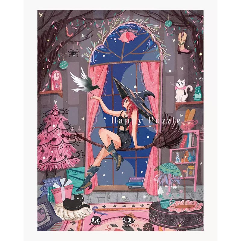 Happy Puzzle-500 Piece Puzzle-Twilight Descends