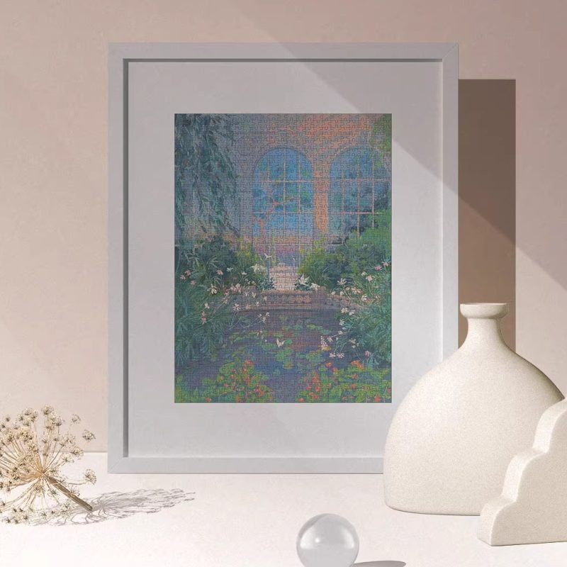 Vintage Garden (1) Happy Puzzle-1000 Piece Puzzle-Vintage Garden