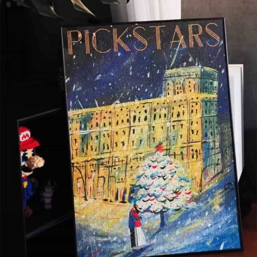 Double-sided Puzzle 1000pcs-Pickstars-Warm Winter