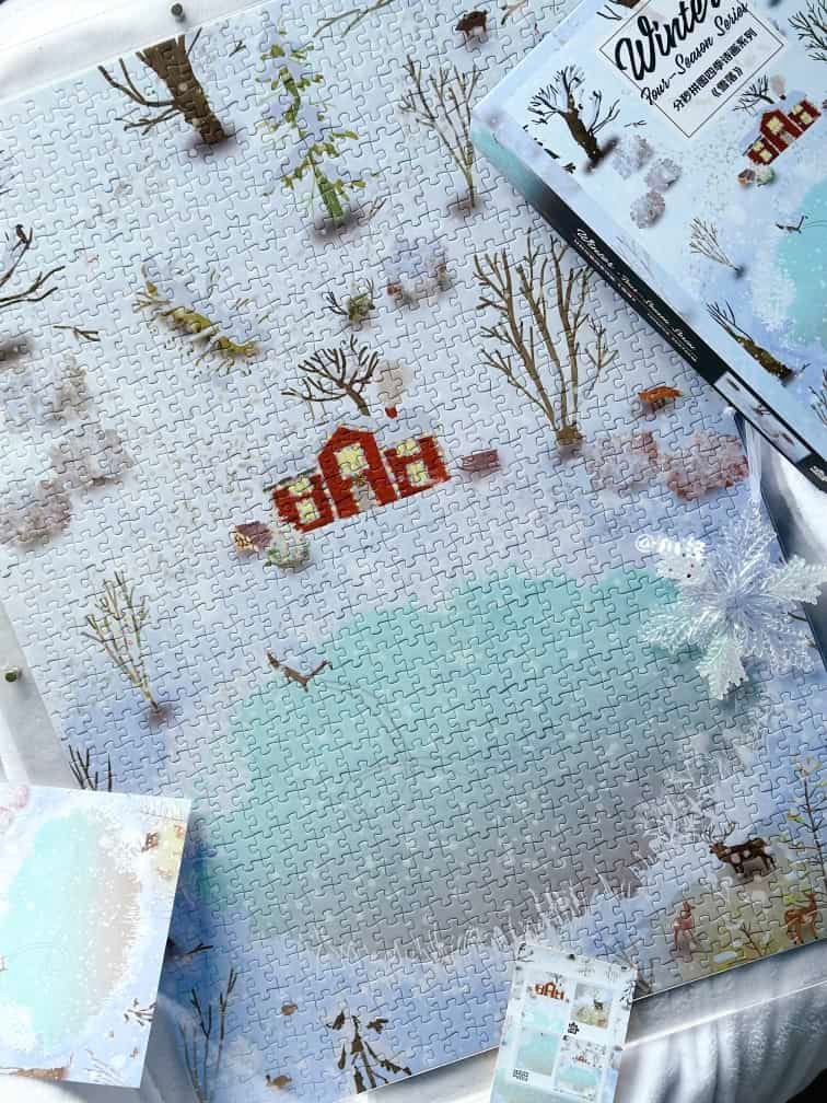 1000pcs Jigsaw Puzzle-Minute Puzzle-Four Seasons