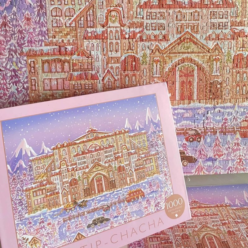 Fingertip-chacha-1000pcs Jigsaw Puzzle-Winter Wonderland