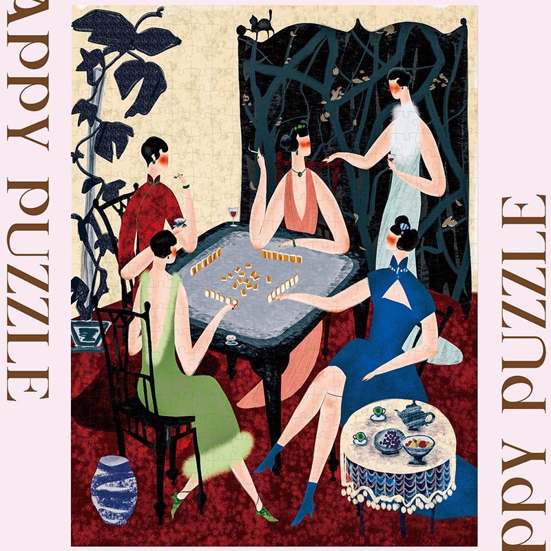 Happy Puzzle-500 Piece Puzzle-Beauty Series-ZhiMo