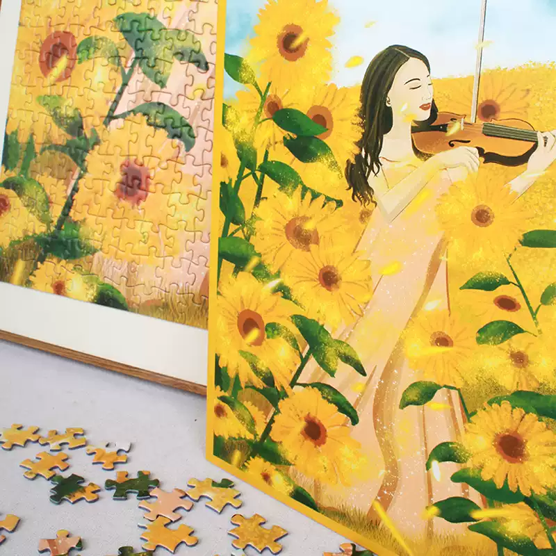 1000 Piece Puzzle-Rhapsody of Light (1) 500pcs Jigsaw Puzzle-PJLT-Rhapsody of Light