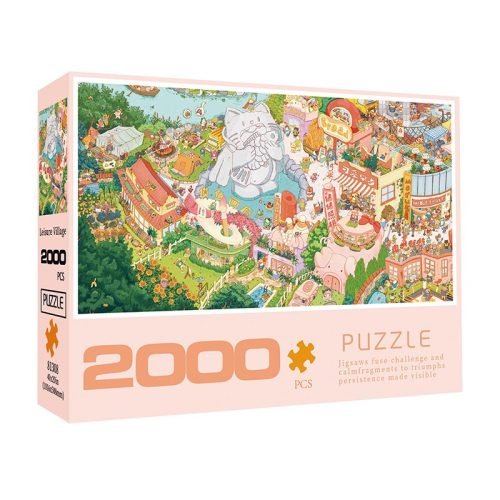 2000pcs Cartoon Puzzle-Leisure Village 2000pcs Jigsaw Puzzle-PJLT-Leisure Village