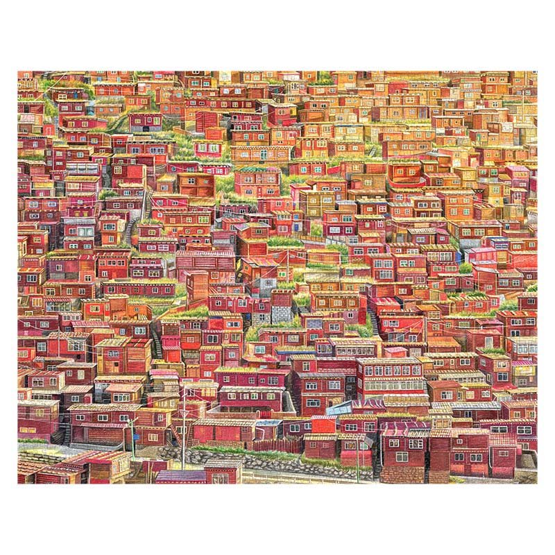 Plastic Jigsaw Puzzles 2000pcs-3djp-Serdar Bathed in Sunlight