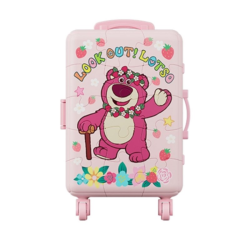 60pcs Plastic Jigsaw Puzzles-3djp-3D Suitcase Puzzle Disney and Nintendo Charaters