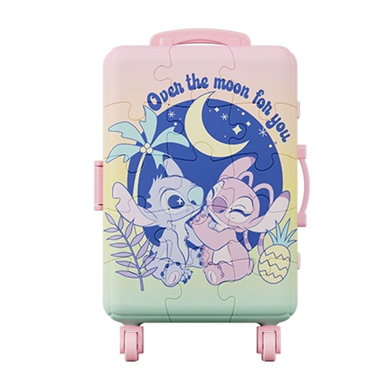 60pcs Plastic Jigsaw Puzzles-3djp-3D Suitcase Puzzle Disney and Nintendo Charaters