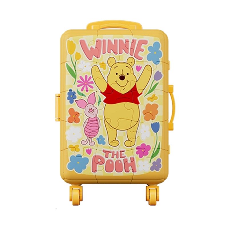 60pcs Plastic Jigsaw Puzzles-3djp-3D Suitcase Puzzle Disney and Nintendo Charaters