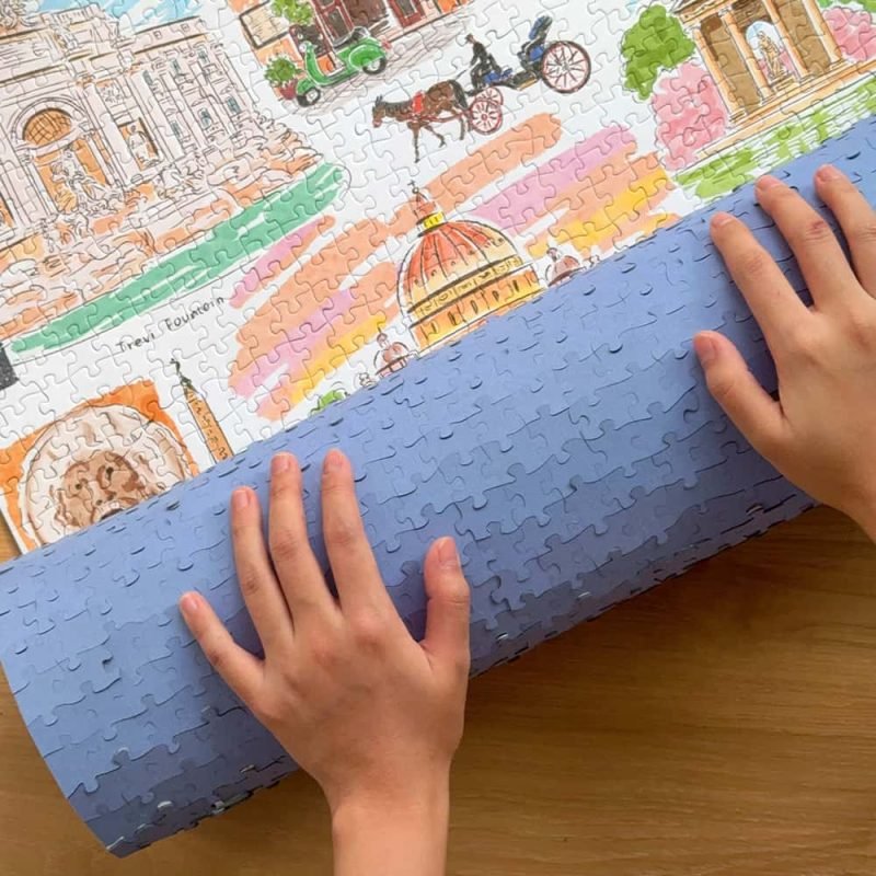 1000pcs Jigsaw Puzzle-Bubble Puzzle-A Random Walk Down Roma