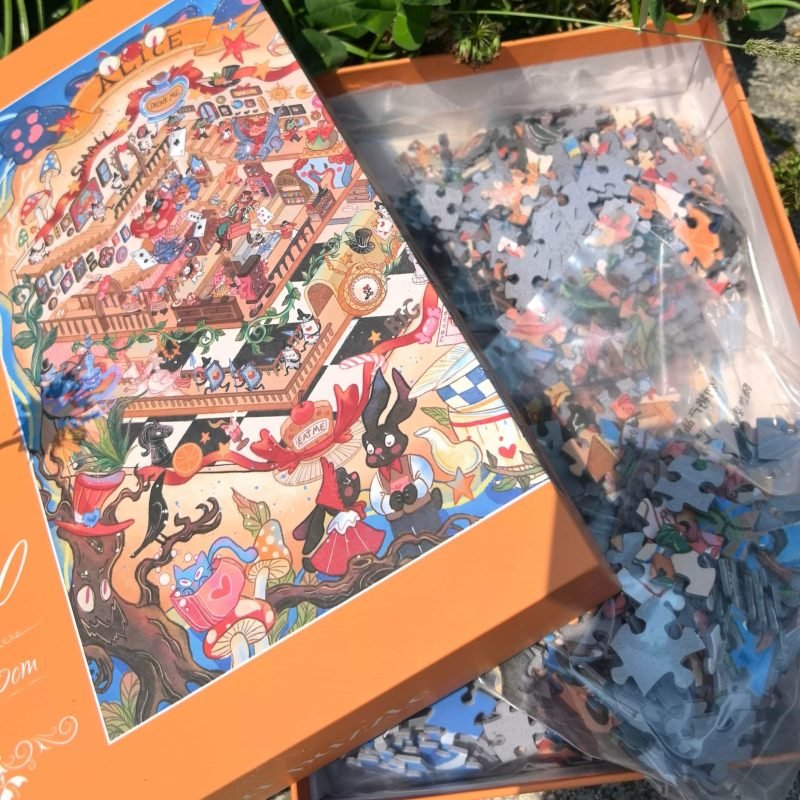 Gulu-1000pcs Jigsaw Puzzle-Alice's Infinite Step