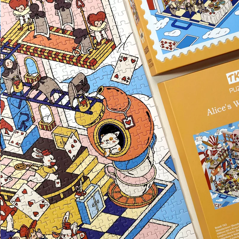 TKX-1000pcs Jigsaw Puzzle-Alice's Wonderland