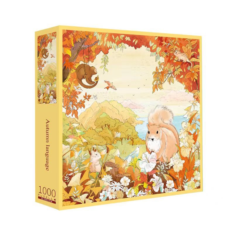 1000pcs Jigsaw Puzzle-PJLT-Autumn Language
