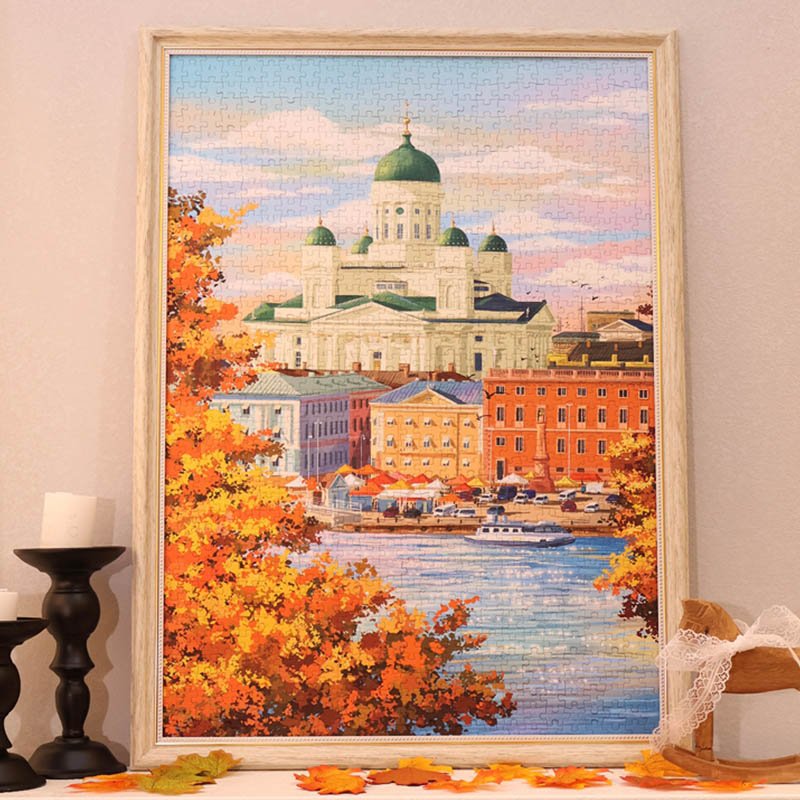 Perma Puzzle-1000 Piece-Autumn of Helsinki