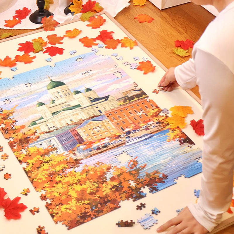 Perma Puzzle-1000 Piece-Autumn of Helsinki