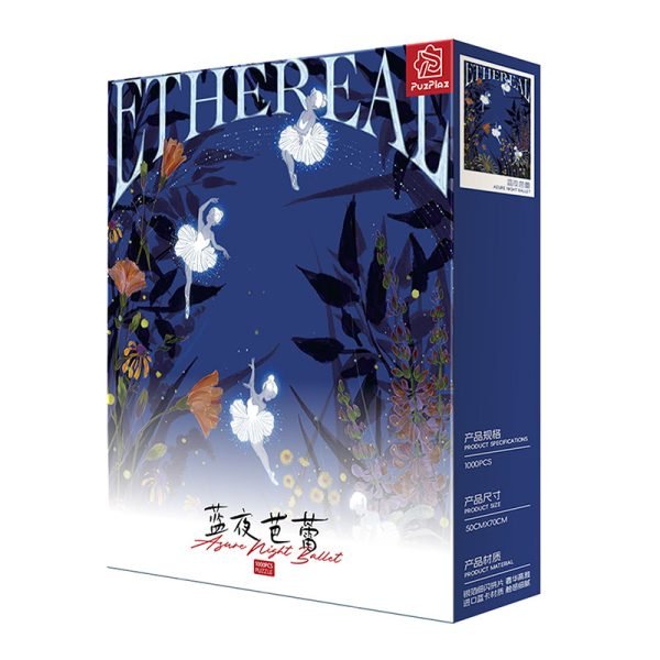1000pcs Jigsaw Puzzle-PuzPlaz-Azure Night Ballet