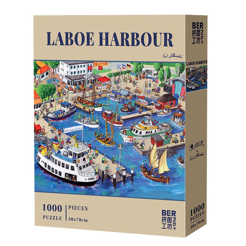Ber 1000pcs Puzzle-Laboe Harbour