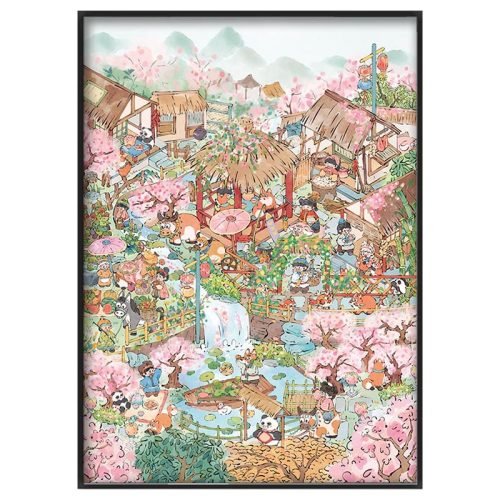 Ber Puzzle-1000 Piece Puzzle-Taoyuan Village