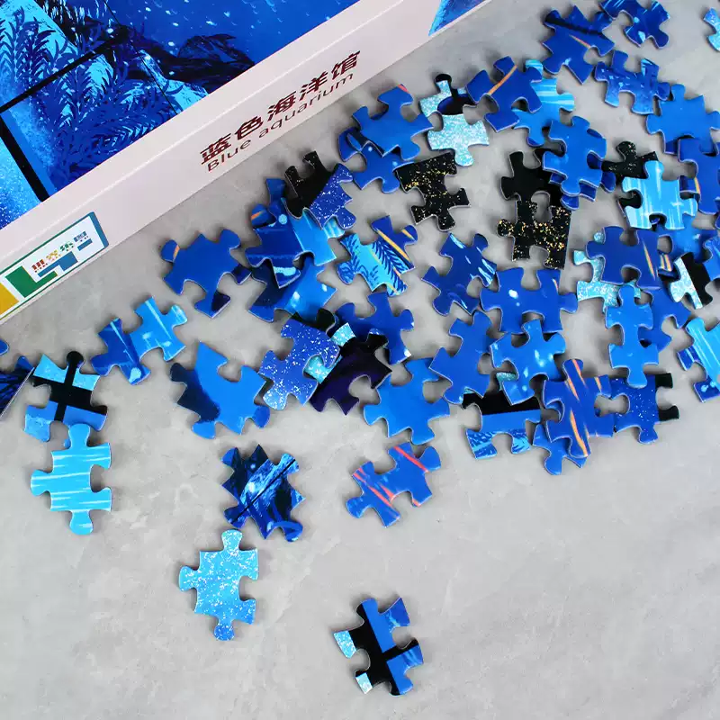 500pcs Jigsaw Puzzle-PJLT-Blue Aquarium