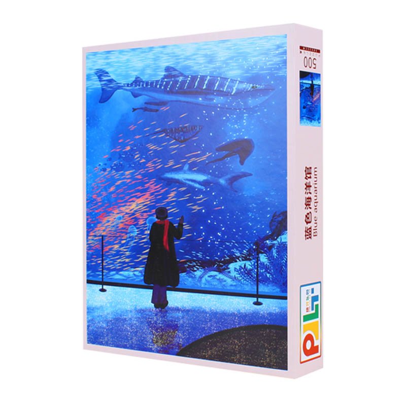 500pcs Jigsaw Puzzle-PJLT-Blue Aquarium