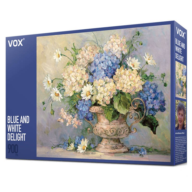 900pcs Puzzle-Vox-Blue and White Delight