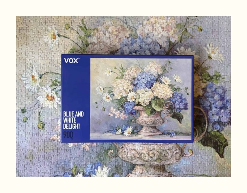 900pcs Puzzle-Vox-Blue and White Delight