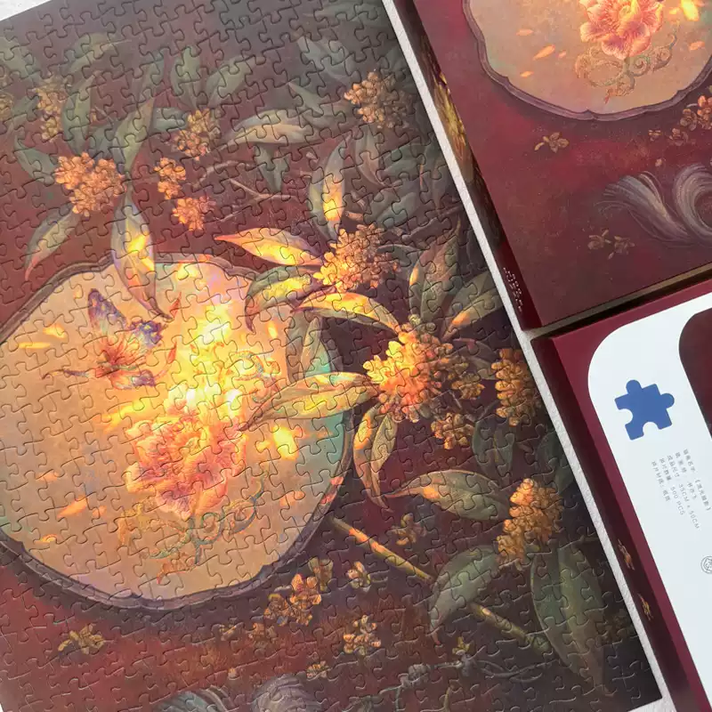 Boff-Dancing Lights on Silk Silhouettes (2) 500 Jigsaw Puzzle-Boff-Dancing Lights on Silk Silhouettes