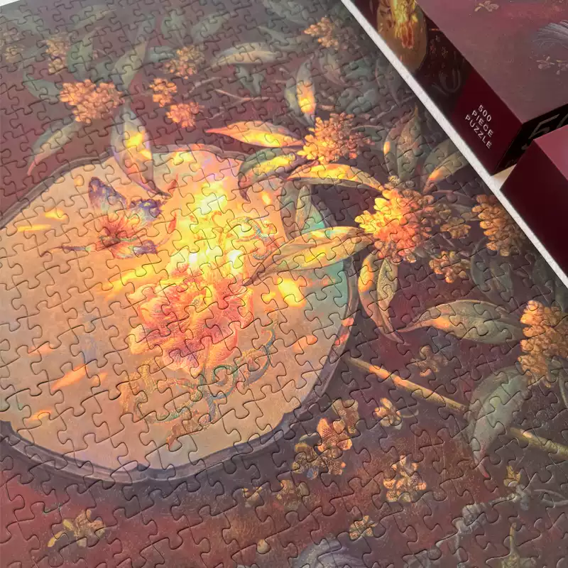 Boff-Dancing Lights on Silk Silhouettes (4) 500 Jigsaw Puzzle-Boff-Dancing Lights on Silk Silhouettes