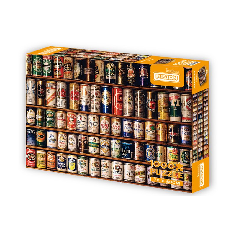Botop-Beer Can 1000pcs (1) Botop Fusion-1000pcs Jigsaw Puzzle-Beer Can