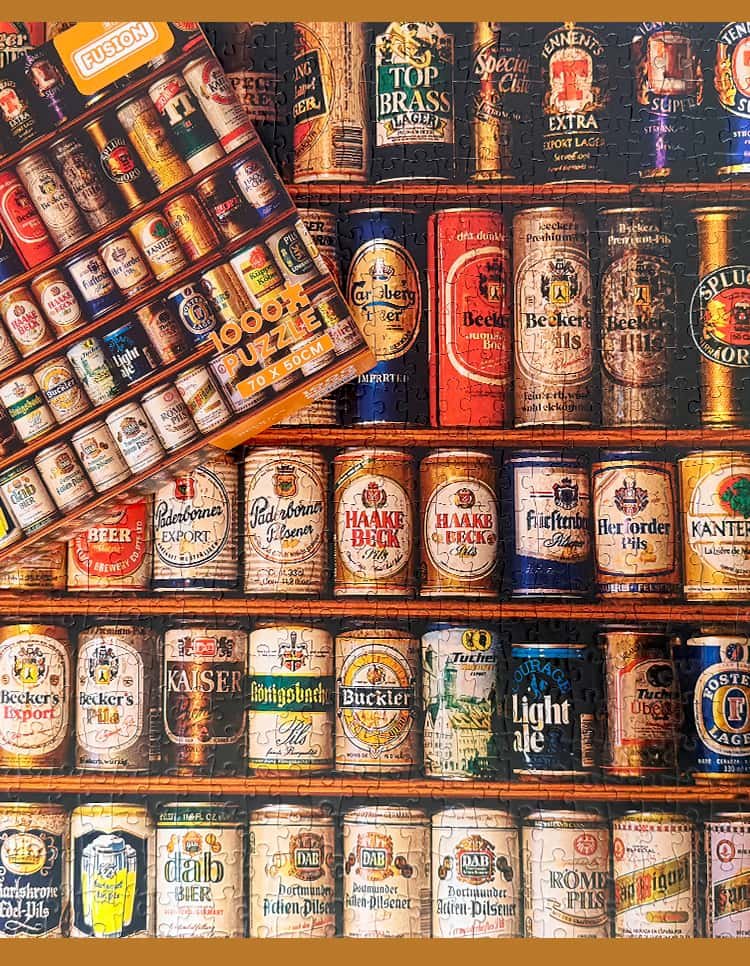 Botop-Beer Can 1000pcs (2) Botop Fusion-1000pcs Jigsaw Puzzle-Beer Can