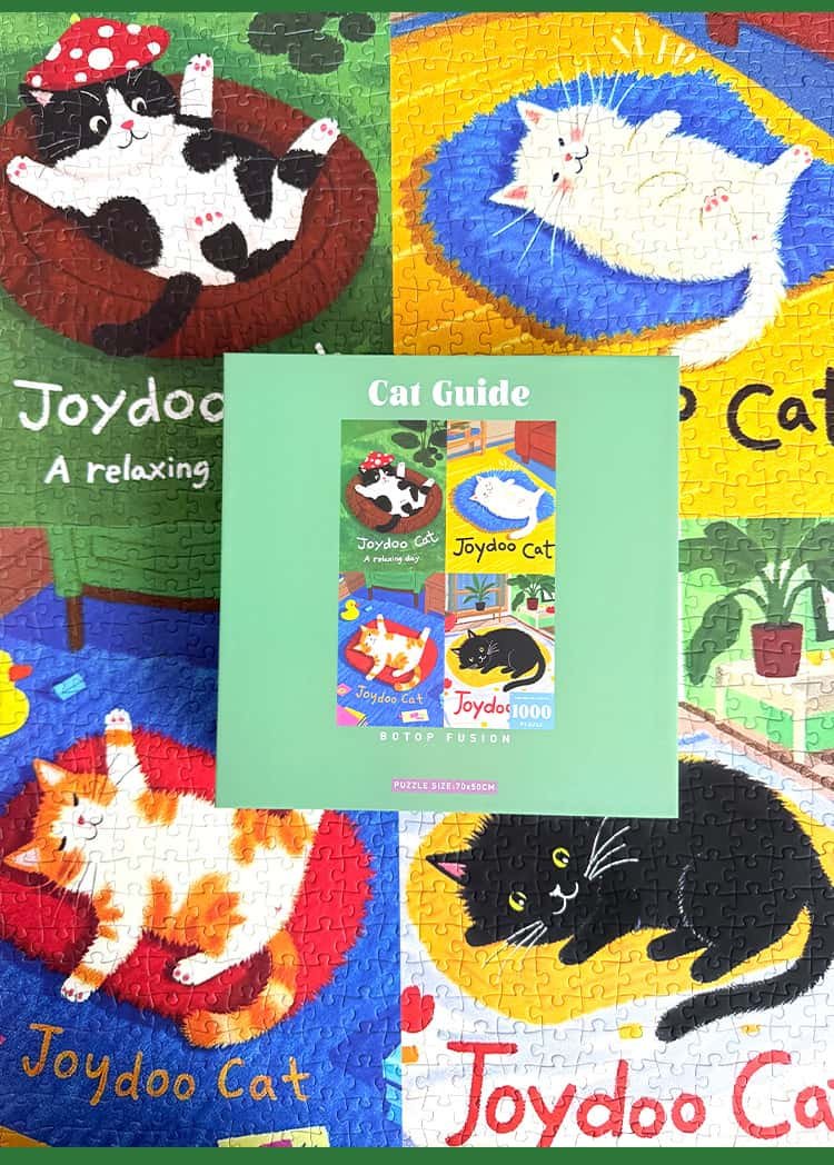Botop Fusion-1000pcs Jigsaw Puzzle-Cat Guide